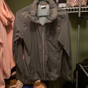 Grey Columbia wind breaker